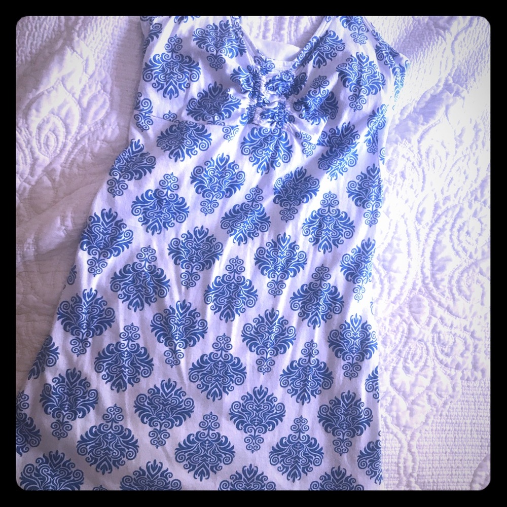 Carve designs Blue and White Summer dress